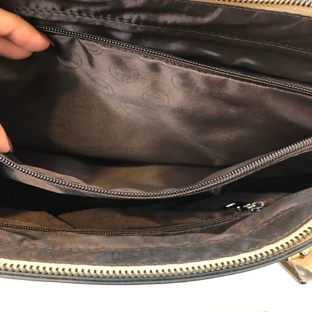 Brand New Cream‎ Vegan Leather Laptop Bag Zysun